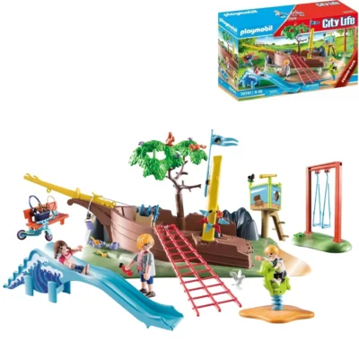 Playmobil City Life speeltuin met scheepswrak 73 delig