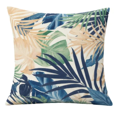 Kussen tropical pastel 45 x 45 cm