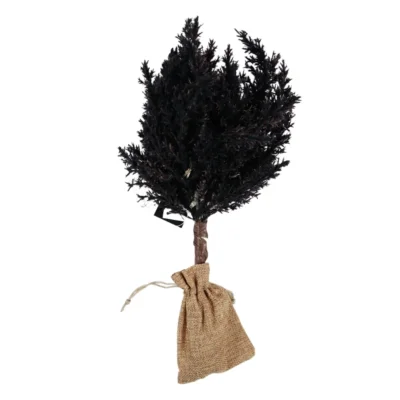Countryfield Künstliche Astilbe Strauß LED auf Batterie dunkelbraun 37 cm