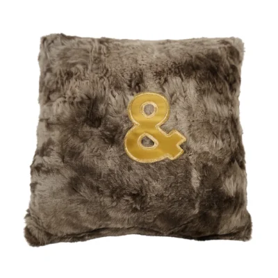 Ateliers du Linge kussen Chic & bruin 30 x 30 cm