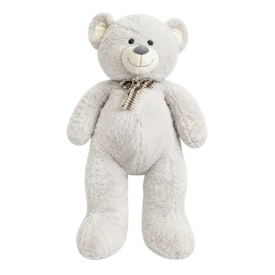 Knuffel beer grijs 100 cm