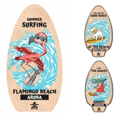 Aroona Skimboard Flamingo 89 cm