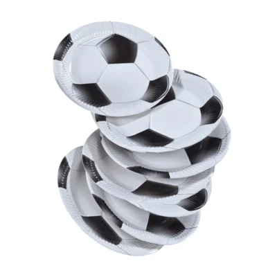 1133-2528813 Duni Pappteller Fußball 22 cm 10er Set