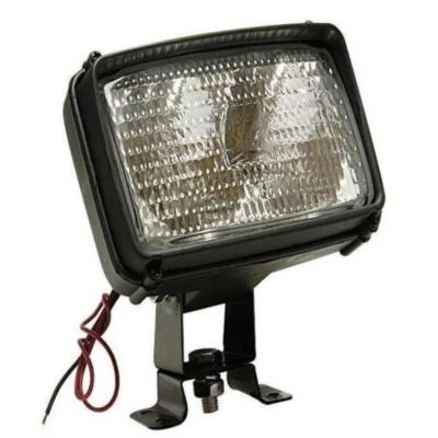 Werklamp dubbel zwart 16 cm
