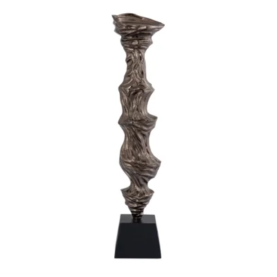 PTMD kandelaar Fleure aluminium bronskleurig M 77 cm