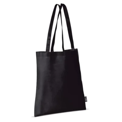 Schoudertas non woven zwart 41 cm