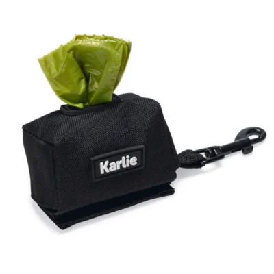 Karlie poepzakhouder hond zwart 7,5 cm