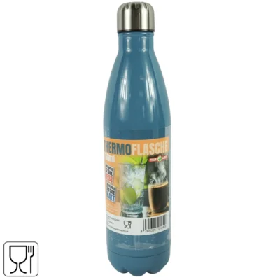 Telewelt thermofles blauw 750 ml