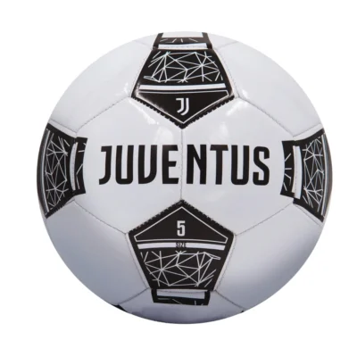 Voetbal Juventus wit/zwart maat 5