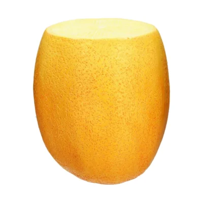 Bijzettafel citroen geel 43,5 cm