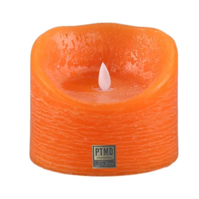 PTMD LED stompkaars op batterij XL oranje 12,5 x 10 cm