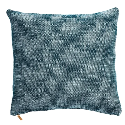 Tiseco kussen Melange blauw 45 x 45 cm