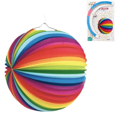 Lampion Rainbow papier 25 cm