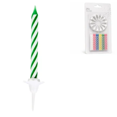 Amscan taartkaarsen Spiral set van 24
