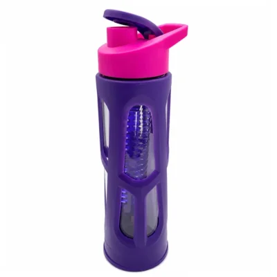Green Canteen drinkfles Flip Cap glas paars/roze 561 ml