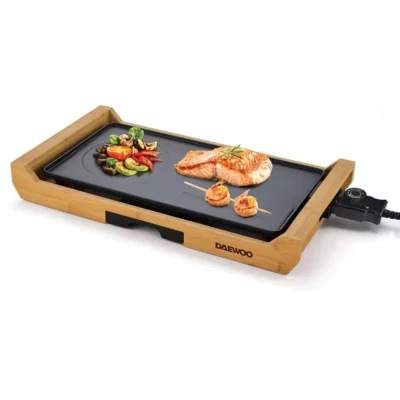 Daewoo gourmetstel bamboe 51 cm 2200 watt