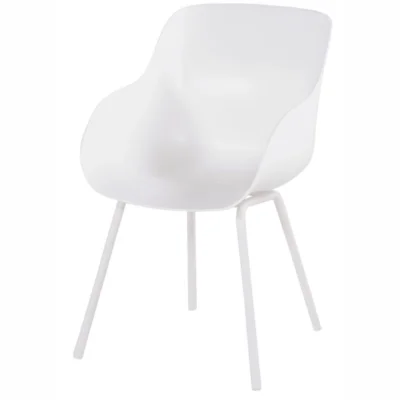 Hartman tuinstoel Iris Rondo white royal white 80 cm