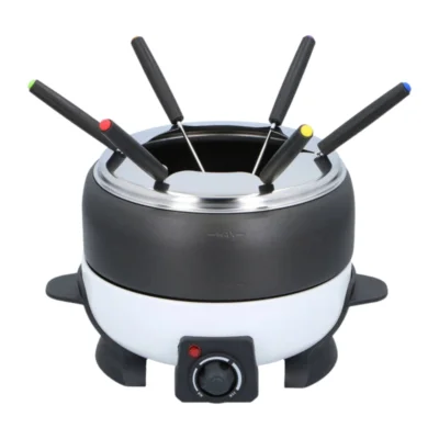 Cuisinier fondueset 6 personen RVS elektrisch
