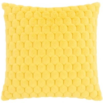 Unique Living kussen Dezi lemon yellow 45 x 45 cm
