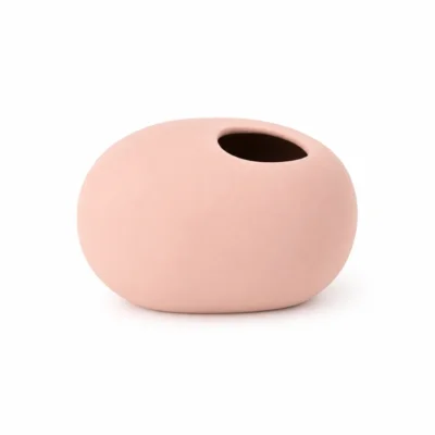 J-Line vaas Ovaal pastel roze 16 cm