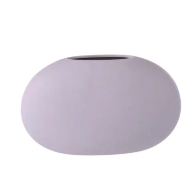 J-Line vaas Ovaal plat lichtpaars 27 cm