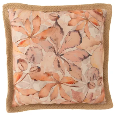 J-Line kussen Garden beige 48 x 48 cm