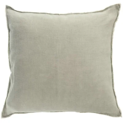 J-Line kussen Stonewash groen 45 x 45 cm