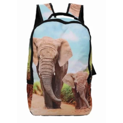 Rugzak olifant met kalf 15L 42 cm