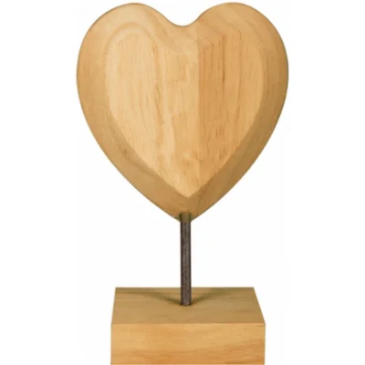 Paper Dreams houten hart zonder tekst DIY 18 cm