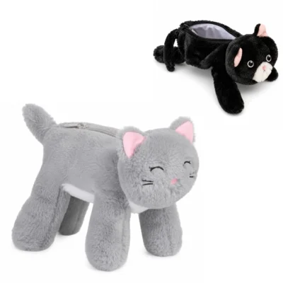 A Tail of Tails katten etui 30 cm 2 assorti