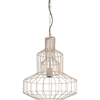 Light & Living hanglamp Fynn beige 45 cm