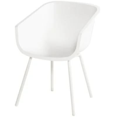 Hartman tuinstoel Amalia Rondo white/white 80 cm