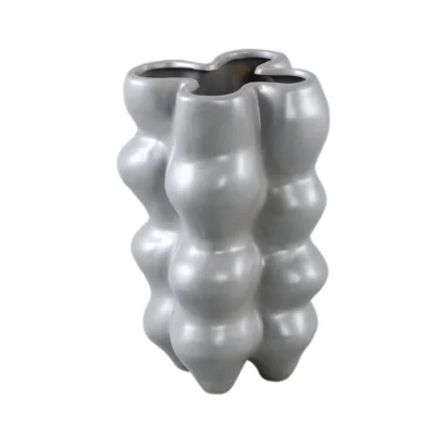 PTMD bloempot Oswaldo grijs 32 cm