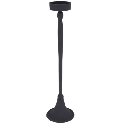 PTMD kaarsenhouder Zival aluminium zwart 78 cm