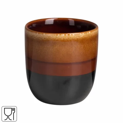 Gusta mok Retro bruin 220 ml