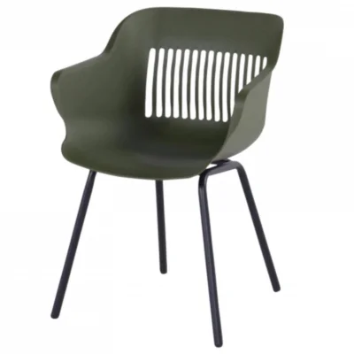 Hartman tuinstoel Jill Rondo black/moss green 78 cm