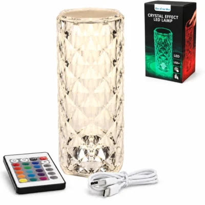 Out of the Blue lamp Crystal LED oplaadbaar 21 cm