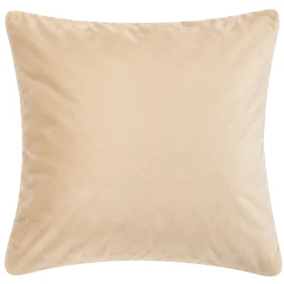 Tiseco kissen Samt sandfarben 60 x 60 cm
