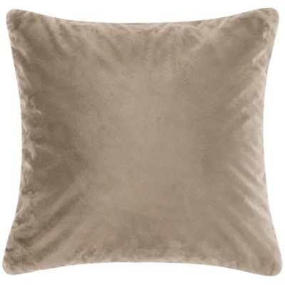 Tiseco kissen Samt taupe 60 x 60 cm