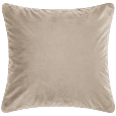 Tiseco kissen Samt hell taupe 60 x 60 cm