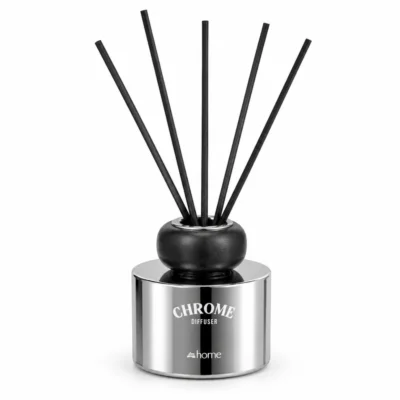 Geurstokjes Chrome zilverkleurig 100 ml