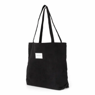 Norlander schoudertas totebag zwart 46 cm