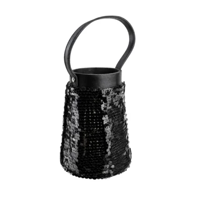 Lantaarn Lofty Glam Cone zwart 20 cm