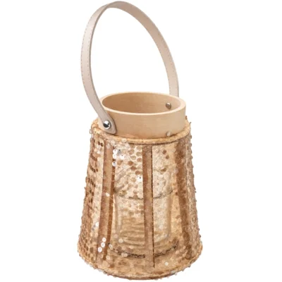Lantaarn Lofty Glam Cone naturel 26 cm