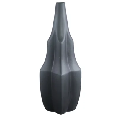 PTMD vaas Robbin grijs 47,5 cm