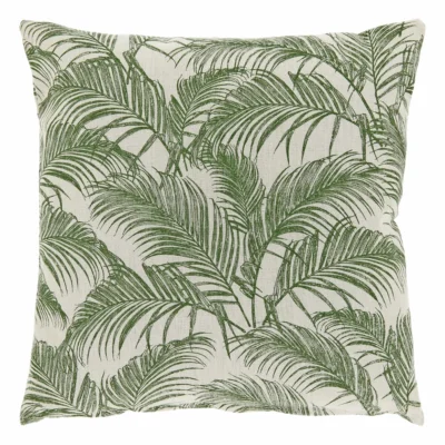 Unique Living kussen Roeli tea green 45 x 45 cm