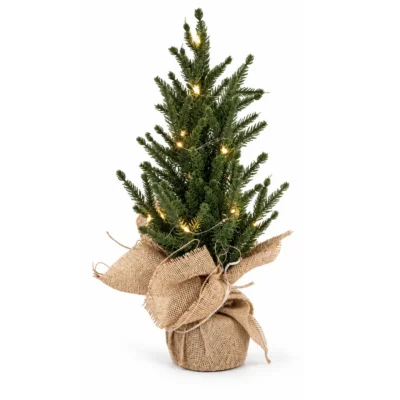 Kerstboom met LED verlichting op batterij 43 cm