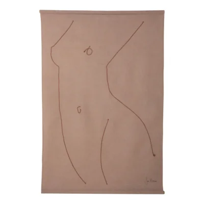 HKLiving wandkleed silhouet Woman by Sella Molenaar 147 cm