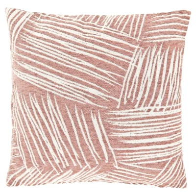 Unique Living kussen Perla old pink 45 x 45 cm