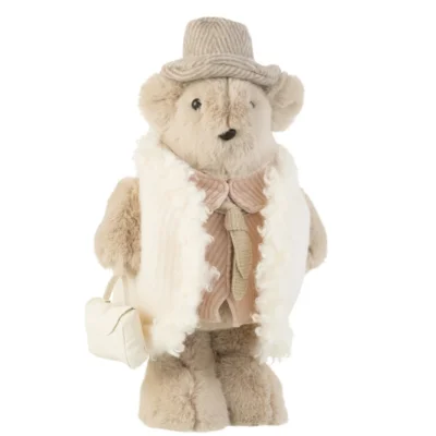 J-line figuur beer beige 43 cm